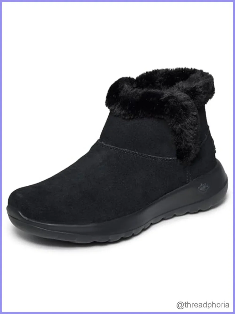 Skechers On-The-Go Joy Bundle Up Suede Ankle Boots